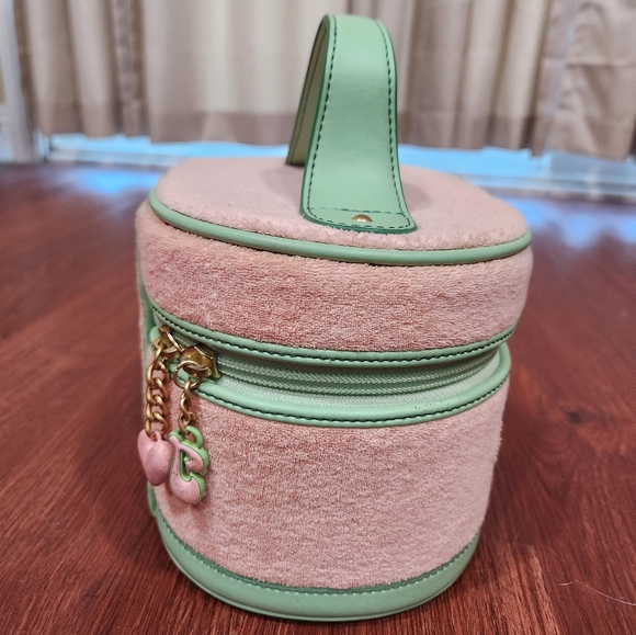 RARE Juicy Couture y2k Train Vanity Case Cosmetic Bag Purse Juicy Girls Club - Picture 7 of 15